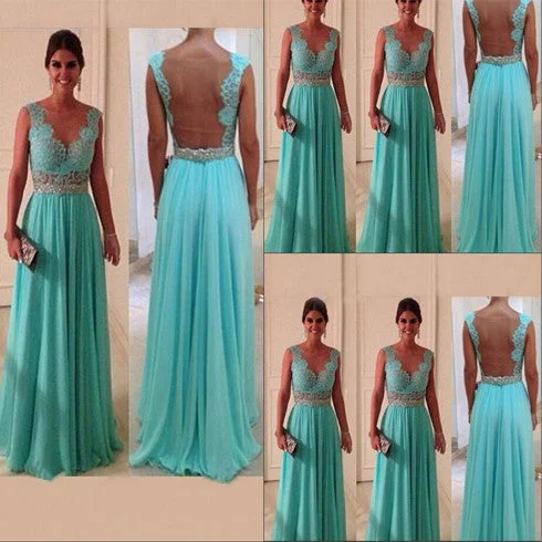 Popular Charming Lace See Through Back A Line Discount Long Party Prom Dresses, WG228 Popular Charming Lace See Through Back A Line Discount Long Party Prom Dresses, WG228