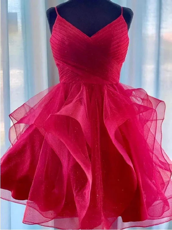 V Neck Burgundy Short Prom Dresses, V Neck Burgundy Short Formal Homecoming Graduation Dresses V Neck Burgundy Short Prom Dresses, V Neck Burgundy Short Formal Homecoming Graduation Dresses