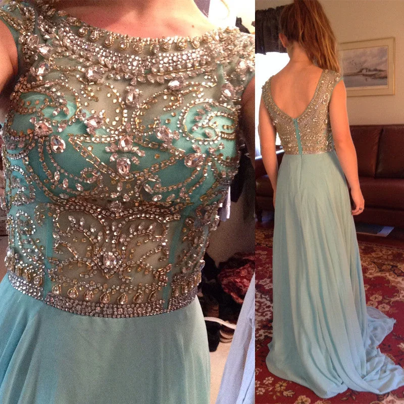 Popular Junior Cap Sleeve Formal A Line Inexpensive Beading Blue Long Prom Dresses, WG241 Popular Junior Cap Sleeve Formal A Line Inexpensive Beading Blue Long Prom Dresses, WG241