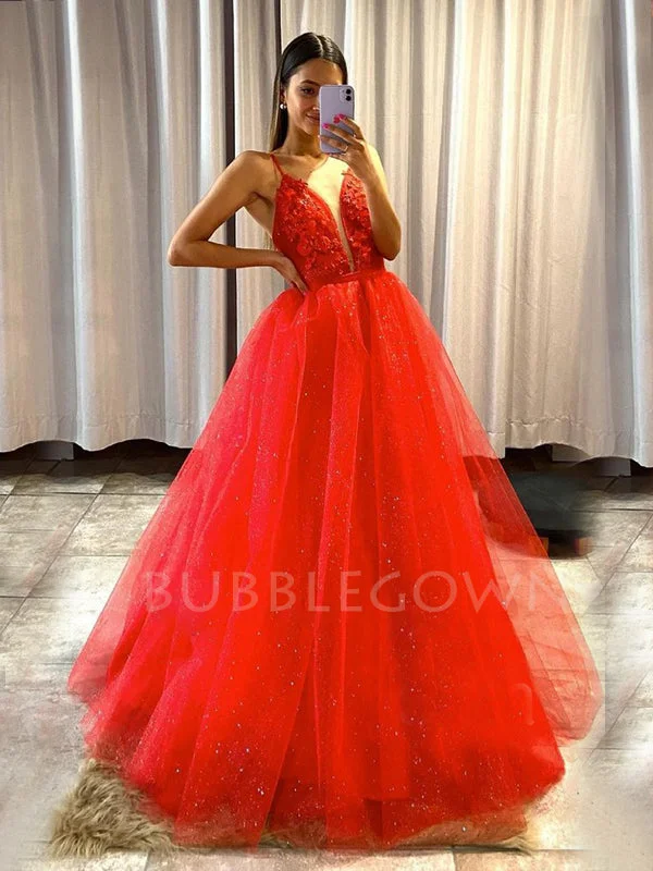 Red Appliques Long Evening Prom Dresses With Detachable Skirt, Homecoming dresses, MR7356 Red Appliques Long Evening Prom Dresses With Detachable Skirt, Homecoming dresses, MR7356