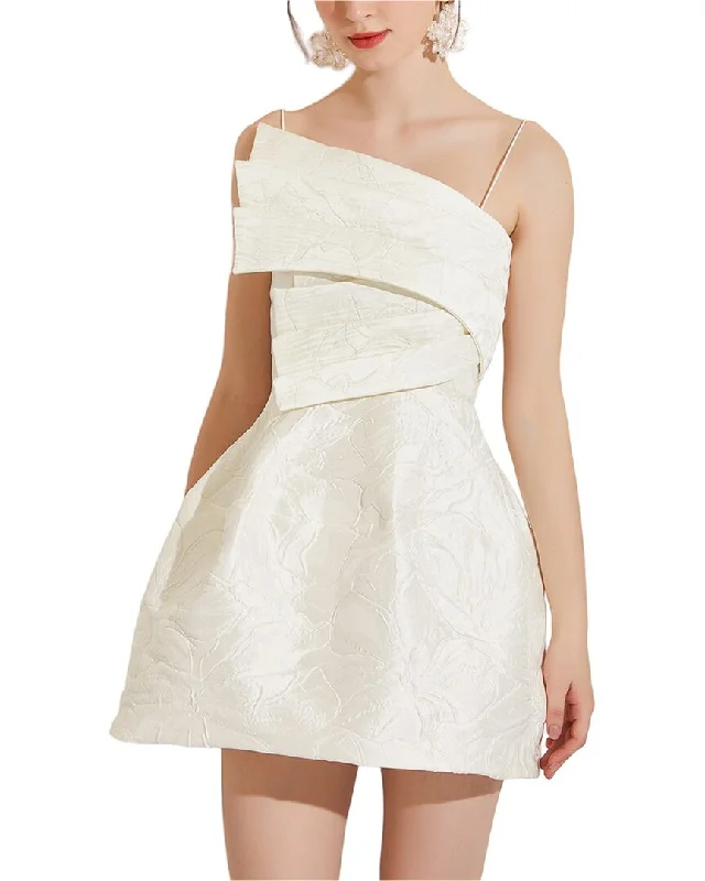 Anette Strapless Mini Dress Stylish Ruffle Mini Dress