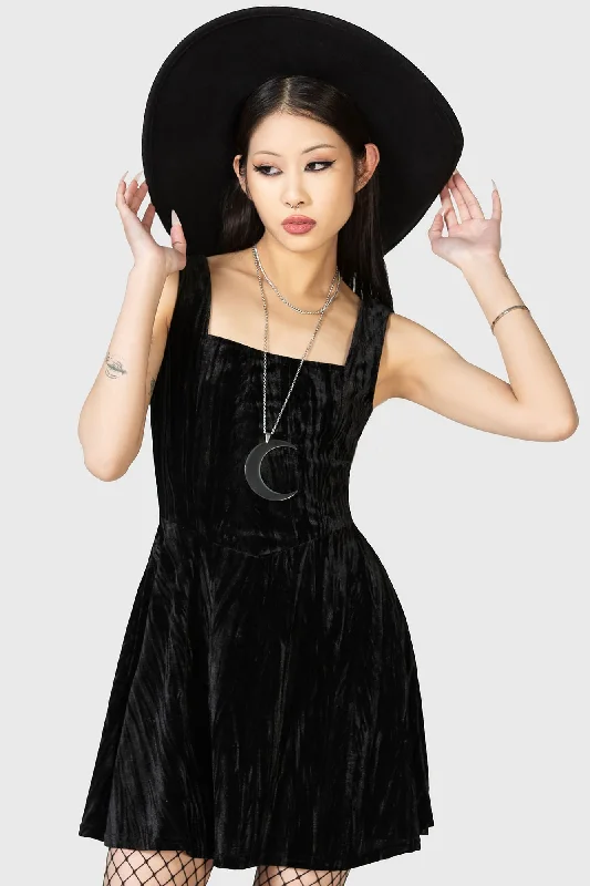 Evetta Mini Dress Comfortable Off-Shoulder Mini Dress
