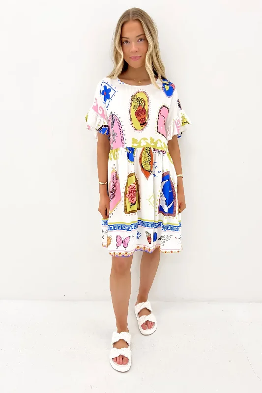 Larissa Mini Dress Sunetta Trendy Floral Mini Dress