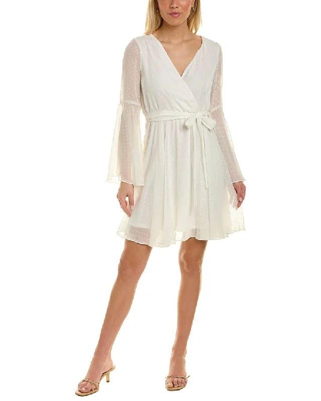 MAISON TARA Zoey Mini Dress Casual V-Neck Mini Dress
