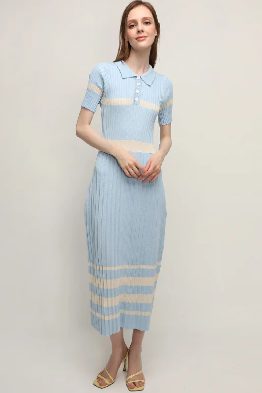 Mila Pleated Hem Maxi Dress Stylish Boho Chic Maxi Dress