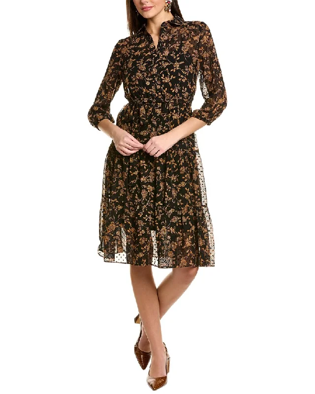 Nanette Nanette Lepore Blake Mini Dress Classic Solid Mini Dress