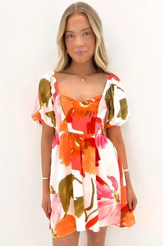 Pepper Mini Dress Everlyn Classic White Mini Dress
