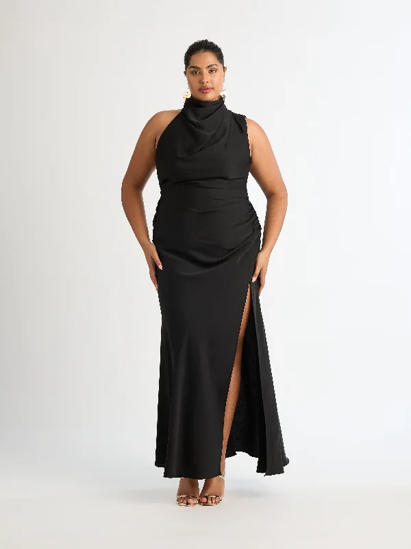 VENUS MAXI DRESS Elegant Maxi Dress with Pockets