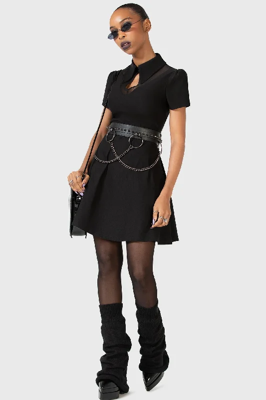 Wept Inside Mini Dress Trendy Tulle Mini Dress