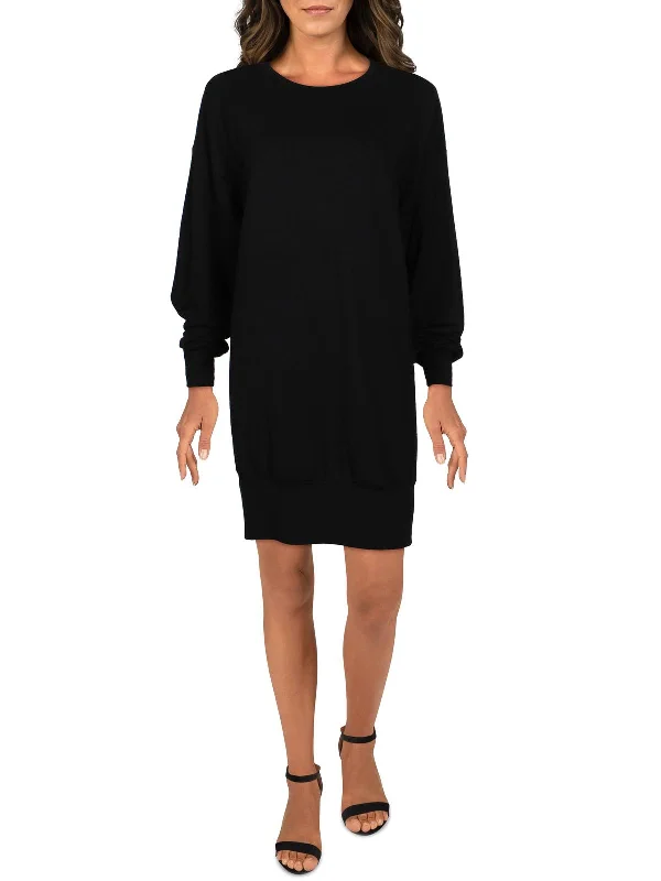 Womens Casual Short Mini Dress Casual High-Waist Mini Dress