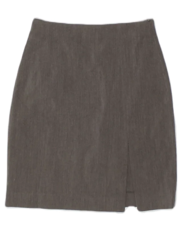 ALYSI Womens High Waist Straight Skirt IT 42 Medium W26 Grey Polyester lace skirt intricate ALYSI Womens High Waist Straight Skirt IT 42 Medium W26 Grey Polyester lace skirt intricate