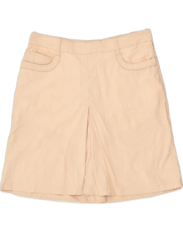CHERVO Womens A-Line Skirt IT 46 Large W34  Beige Polyamide lace skirt intricate