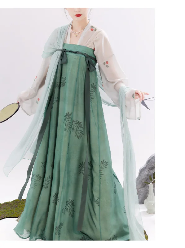 cardigan+chest length skirt+shoudler belt
