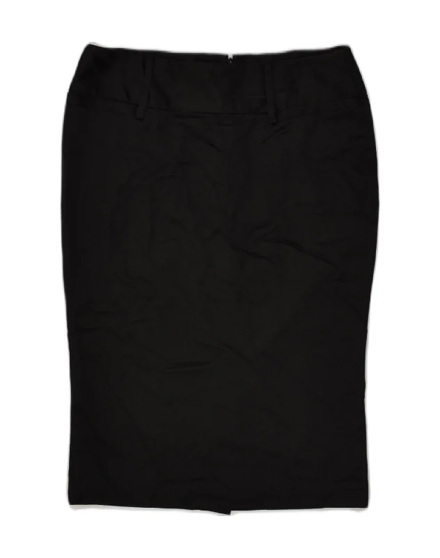DOLCE & GABBANA Womens Midi Skirt IT 40 Small W28 Black Cotton corduroy skirt textured DOLCE & GABBANA Womens Midi Skirt IT 40 Small W28 Black Cotton corduroy skirt textured