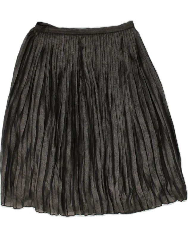 PHASE EIGHT Womens Pleated Skirt UK 14 Large W31 Grey Polyester chiffon skirt floaty PHASE EIGHT Womens Pleated Skirt UK 14 Large W31 Grey Polyester chiffon skirt floaty