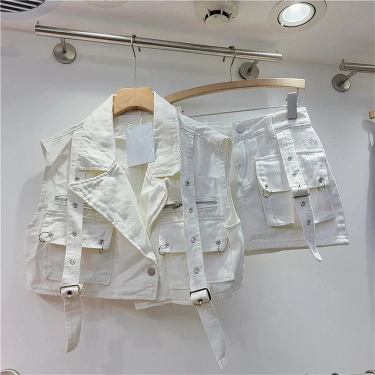 White(free size vest)