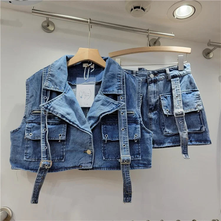 Blue(free size vest)