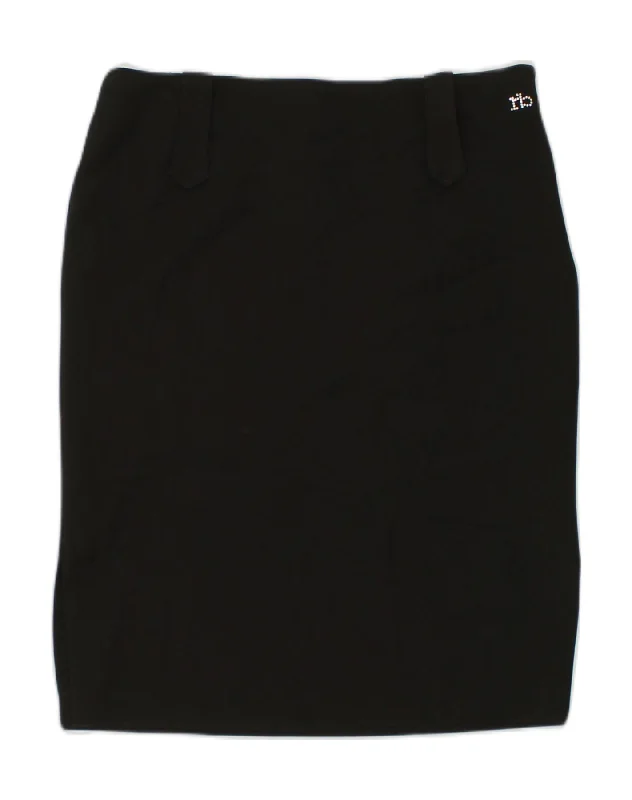 ROCCOBAROCCO Womens Straight Skirt US 10 Large W30 Black Polyester velvet skirt plush ROCCOBAROCCO Womens Straight Skirt US 10 Large W30 Black Polyester velvet skirt plush
