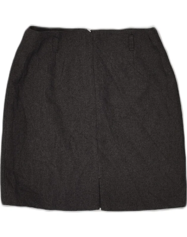 TERRANOVA Womens Mini Skirt W26 Small  Grey high waist skirt