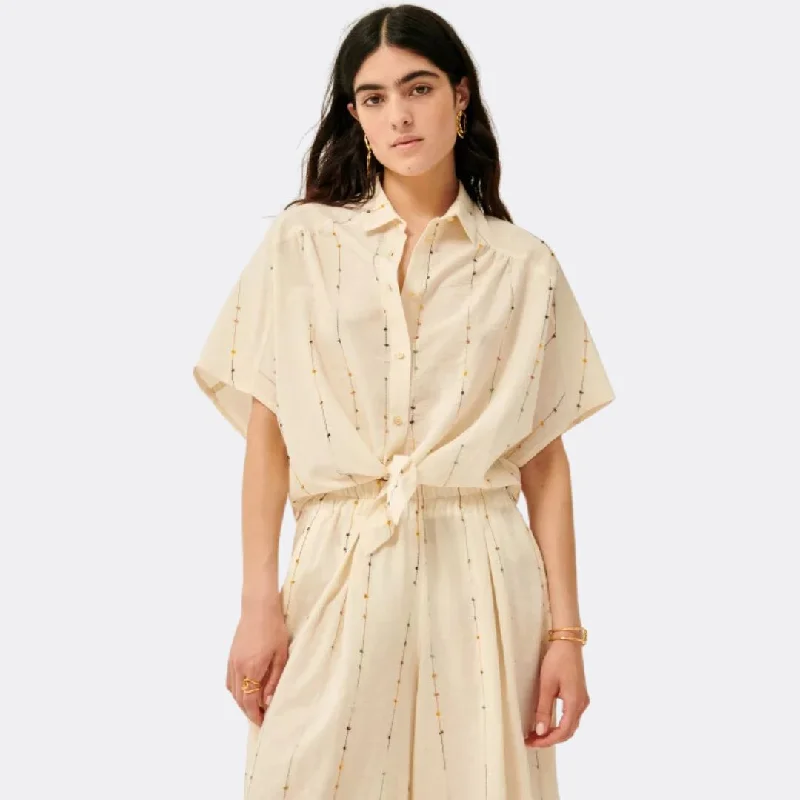 Alfassa Shirt (Fleur De Sel) Casual Short Sleeve Top