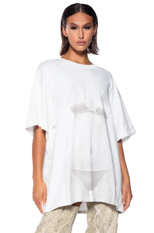 BEHIND THE SCENES TSHIRT Relaxed Fit Short Blouse
