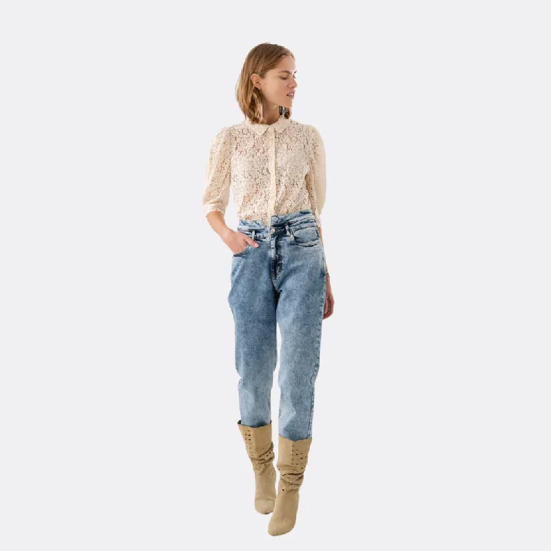 BonoLL Shirt SS (Creme) Classic Cropped Short Sleeve