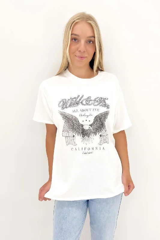 Brooks Tee Vintage White Denim Fabric Leather Fabric Suede Fabric
