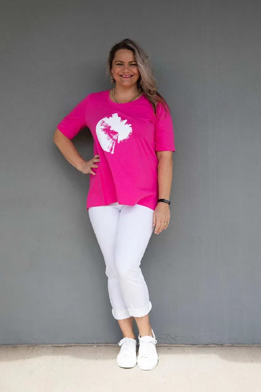 Cashews - C240 Woodcut Round Tee Shirt Elegant Button-Down Short Shirt