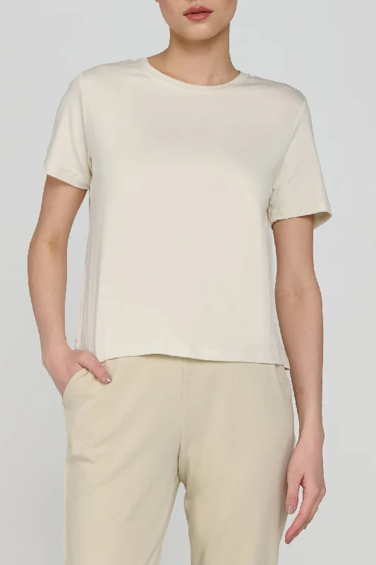 Bliss Round Neck Tee Fashionable Trendy Casual