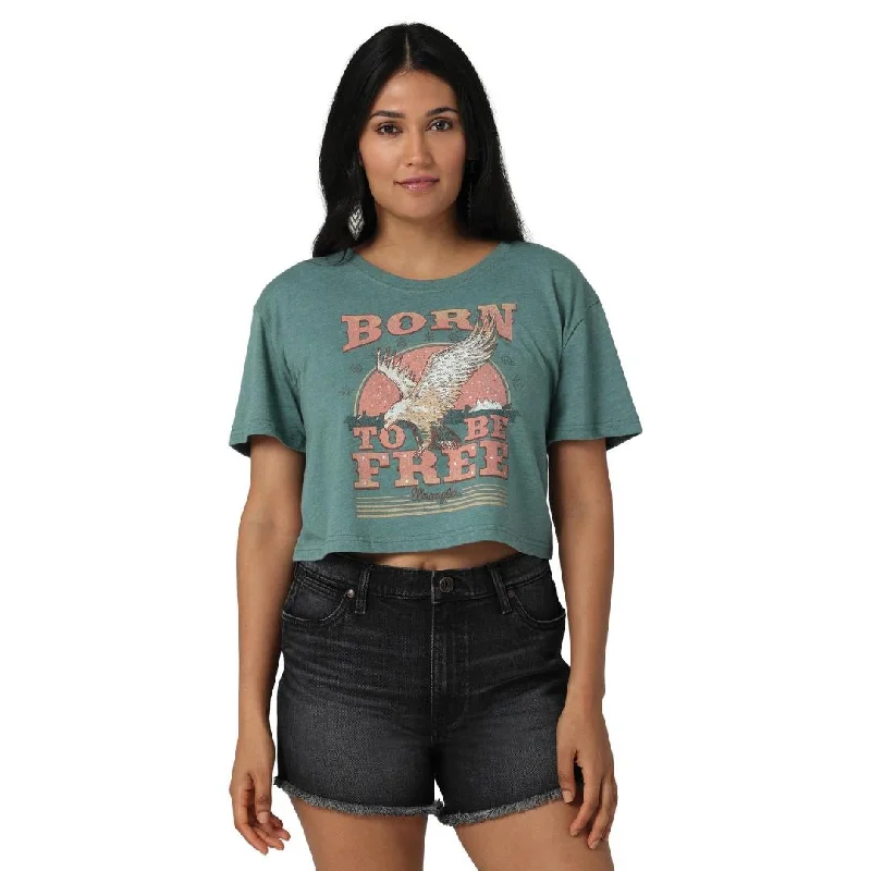 Wrangler Retro® Graphic Tee - Sage Brush Terry Blend Velvet Blend Canvas Blend