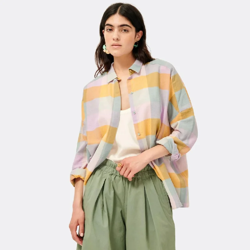 Delima Shirt (Cowry Infused) Classic Short Sleeve Blouse