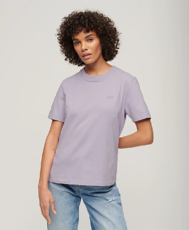 Essential T Shirt | Light Lavender Purple Stylish Round Neck Shirt