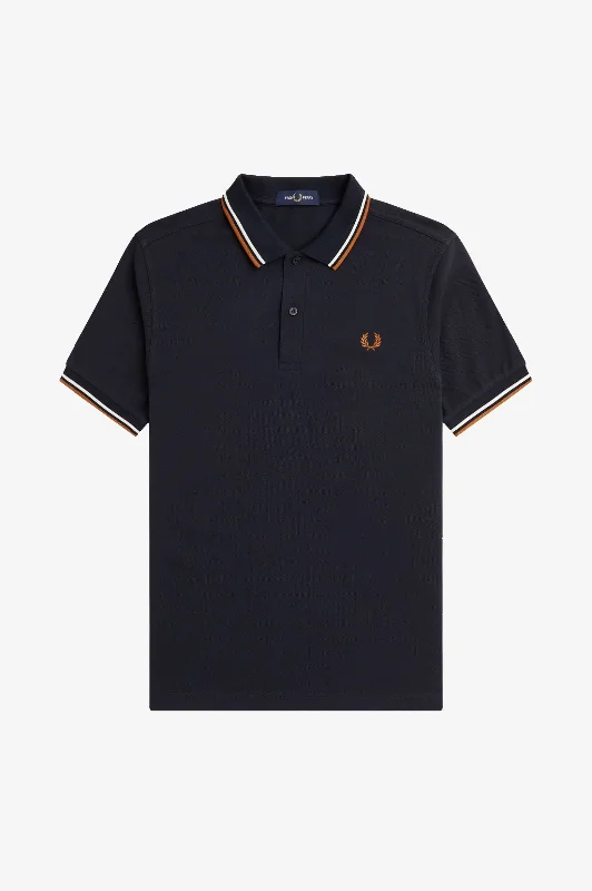 Navy/Ecru/Nut Flake