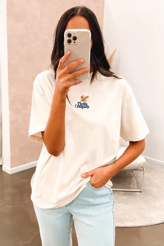 Golden Talons Merch Fit Tee Heritage White Satin Fabric Silk Fabric Chiffon Fabric
