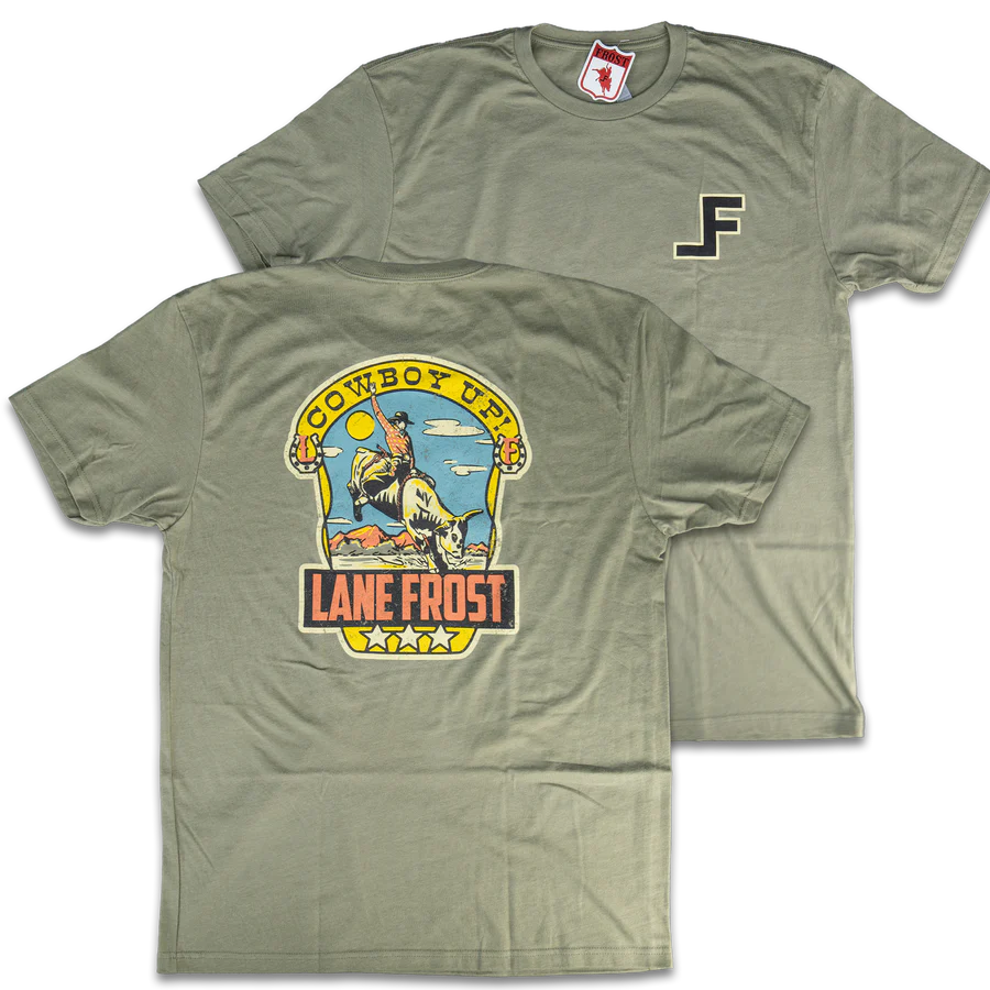 Lane Frost "The Show Tee" Basic T-Shirt Crew Neck Short Sleeve