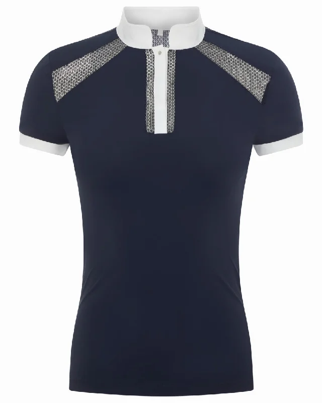 LeMieux Camille Short Sleeve Show Shirt Classic Solid Short Shirt