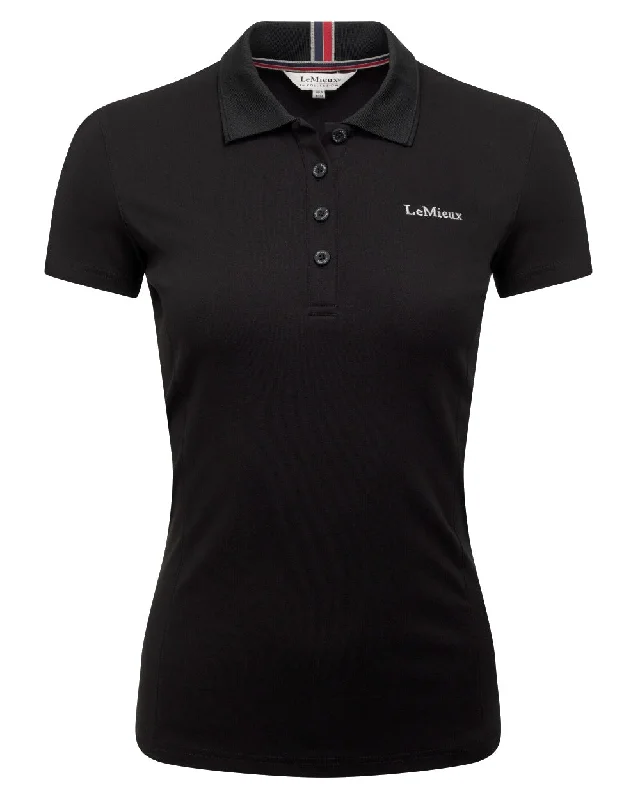LeMieux Ladies Elite Polo Shirt II Elegant Silk Short Shirt