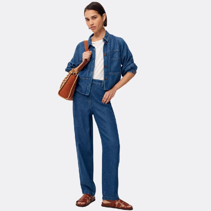 Leone Shirt (Denim Blue) Comfortable Short Sleeve Tee