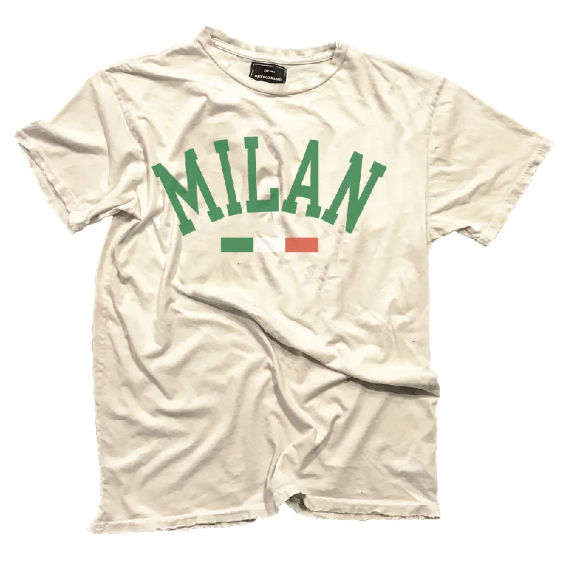 Milan Tee (Antique White) Elasticated Padded Insulated