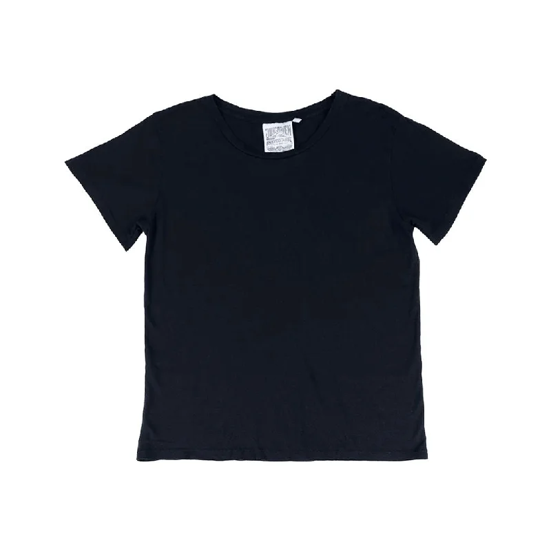 Ojai Tee (Black) Satin Fabric Silk Fabric Chiffon Fabric