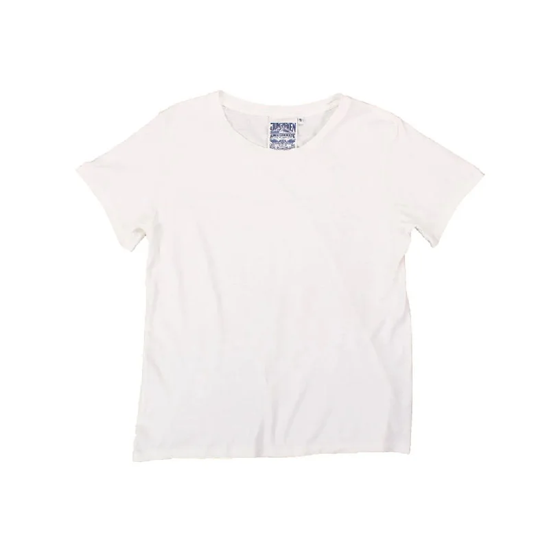 Ojai Tee (Washed White) Faux Fur Fabric Real Fur Fabric Shearling Fabric