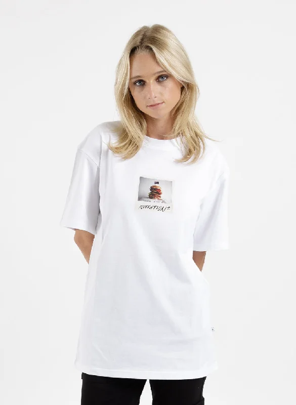Our Tee - Polaroid Burger Rayon Fabric Velvet Fabric Corduroy Fabric