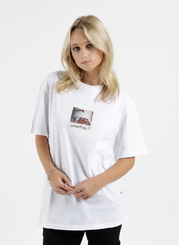Our Tee - Polaroid Fush n Chups Sequined Glittery Shiny
