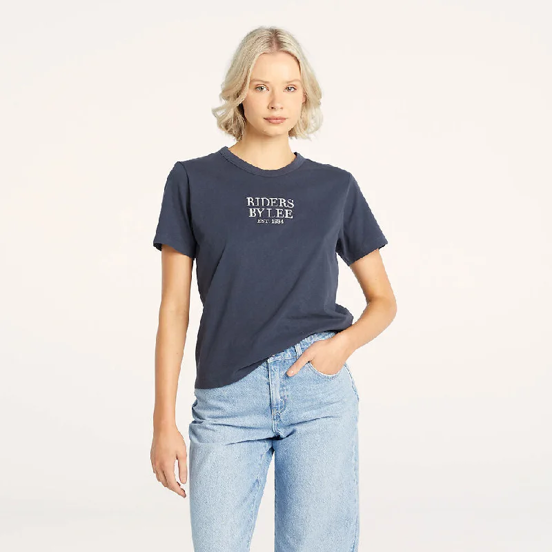 RIDERS CLASSIC TEE ECLIPSE Elegant Classic Vintage