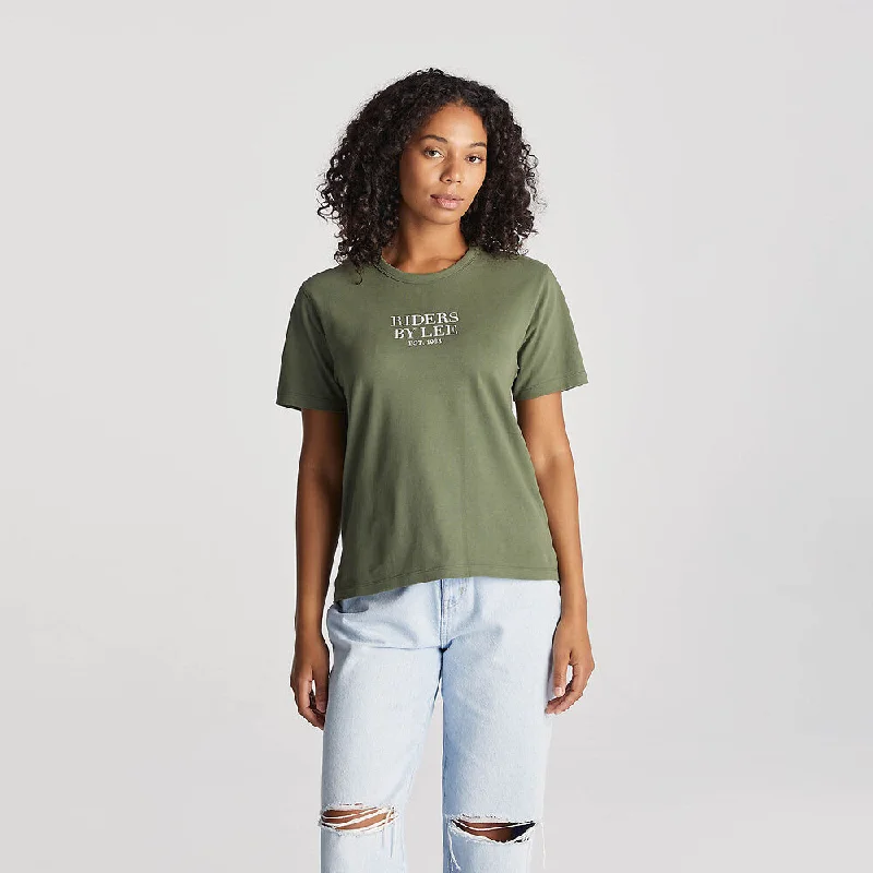 RIDERS CLASSIC TEE EVERGREEN Front Pockets Side Pockets Patch Pockets