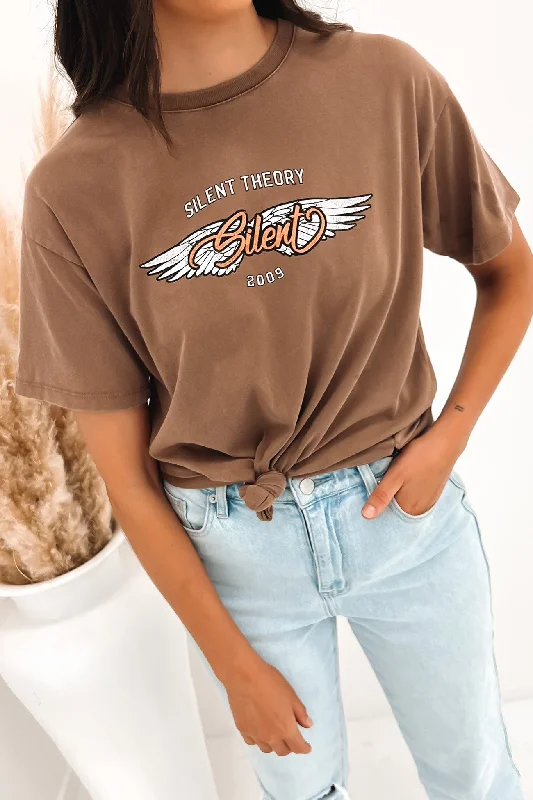 Sonic Tee Tan Anti-Pilling Machine Wash Handmade