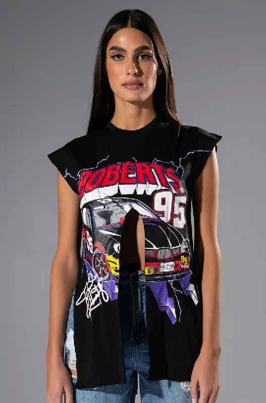 SPEED RACER TIE T SHIRT Relaxed Button-Down Short Shirt
