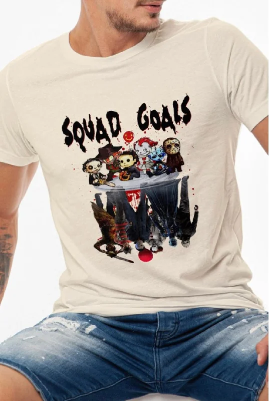 “Squad Goals” Halloween Graphic Tee Chenille Blend Fleece Blend Nylon Blend