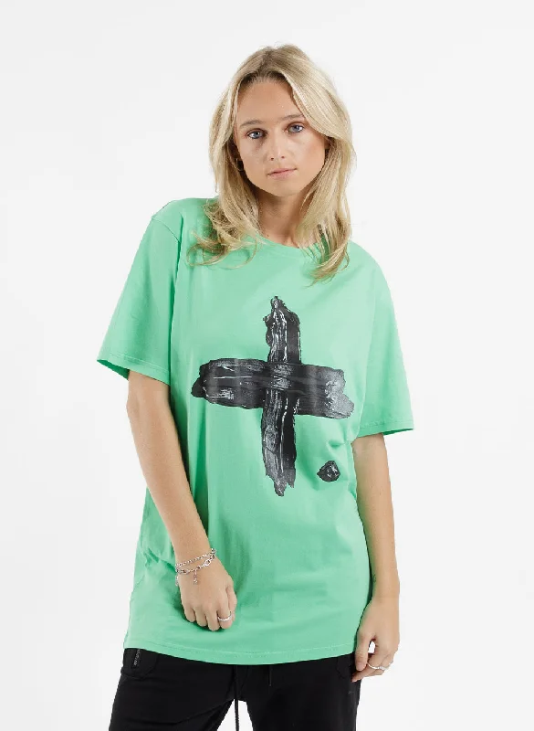 Staple Tee - Big Plus Graphic T-Shirt Round Neck Polyester