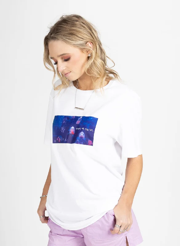 Staple Tee - Swim Fleece Nylon Spandex